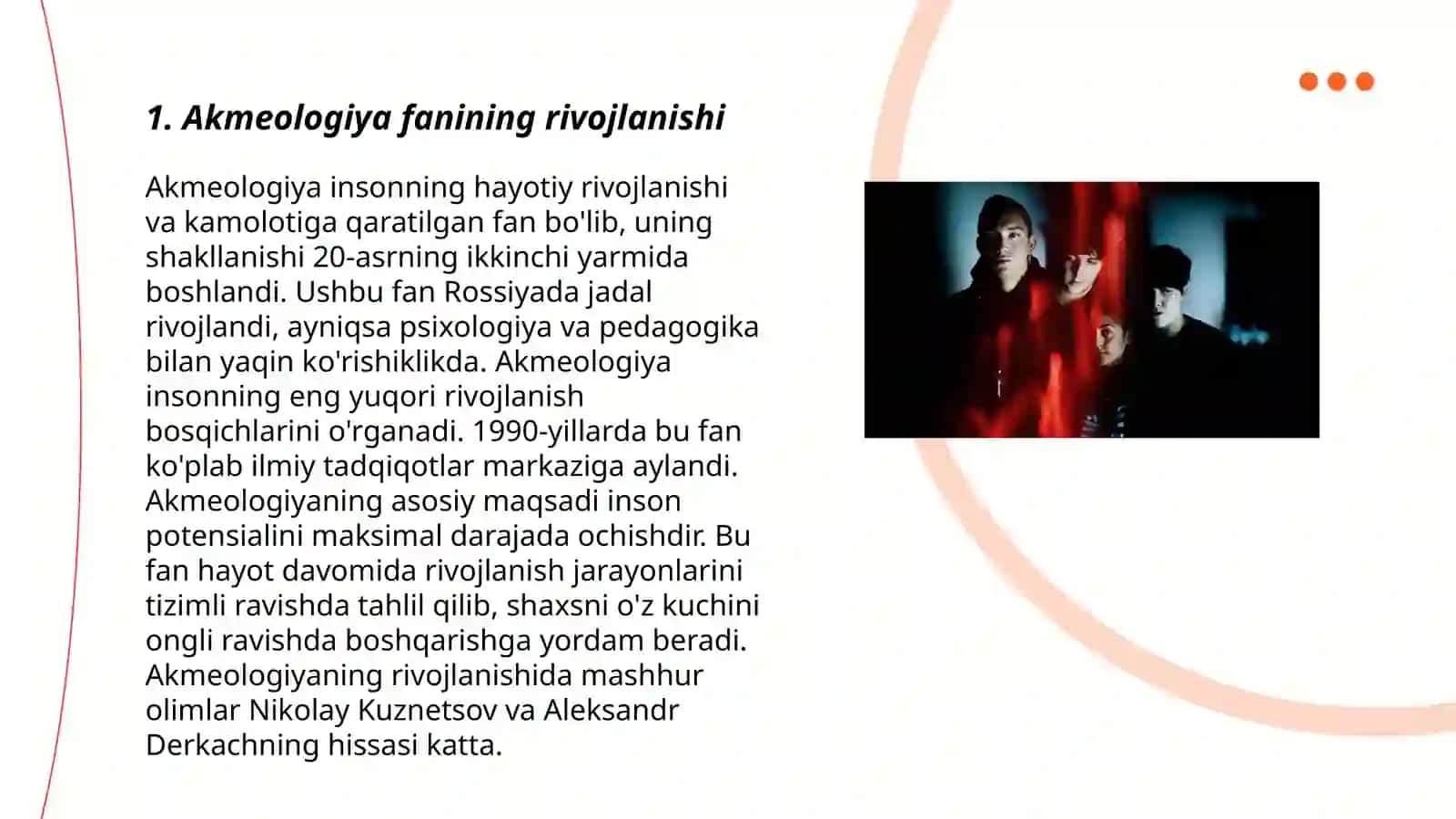 Akmeologiya fanining rivojlanishi 3