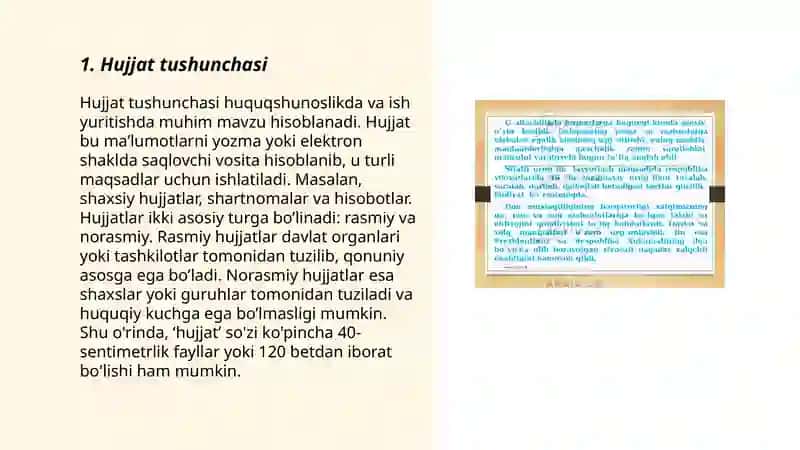 Hujjat va uning turlari 3