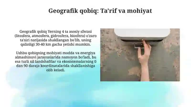 Geografik qobiq va uning tuzilishi 3