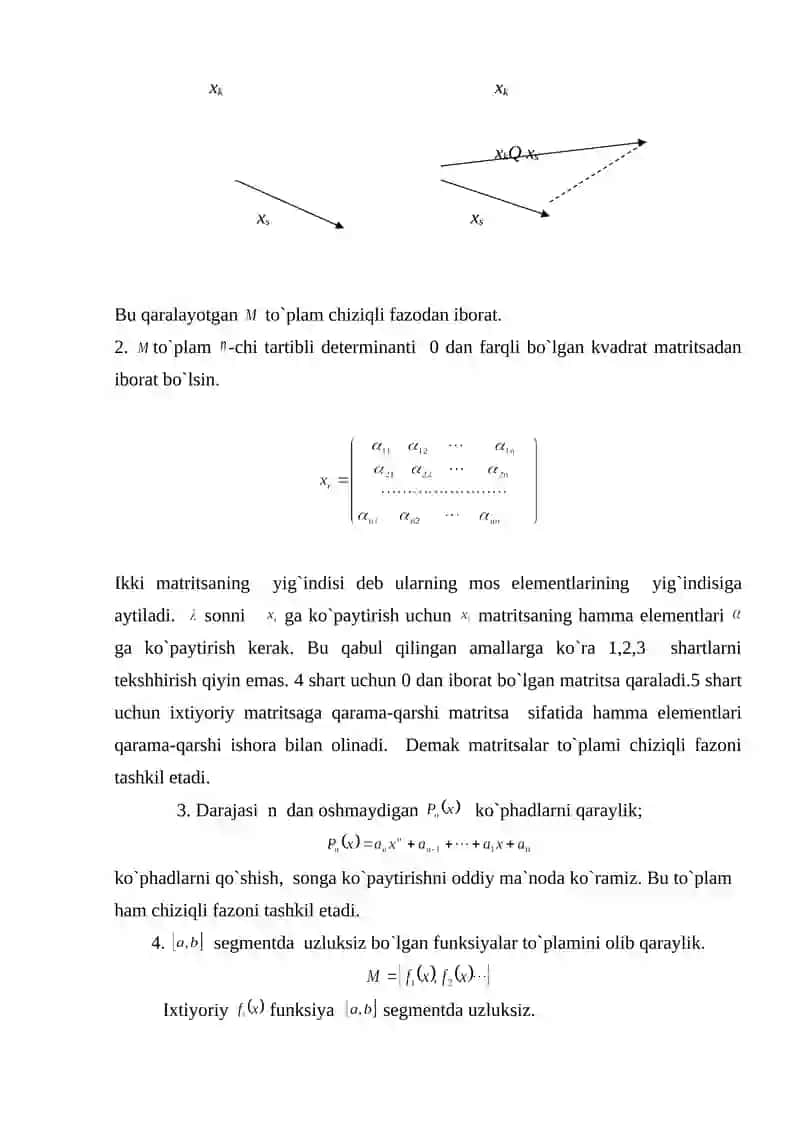 Chiziqli Fazolar 3