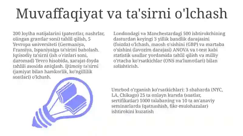 Umrbod o'rganishning qiymat taklifi 3