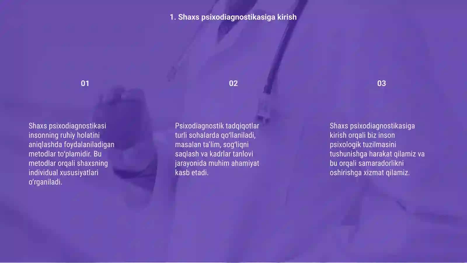 Shaxs psixodiagnostikasi 3