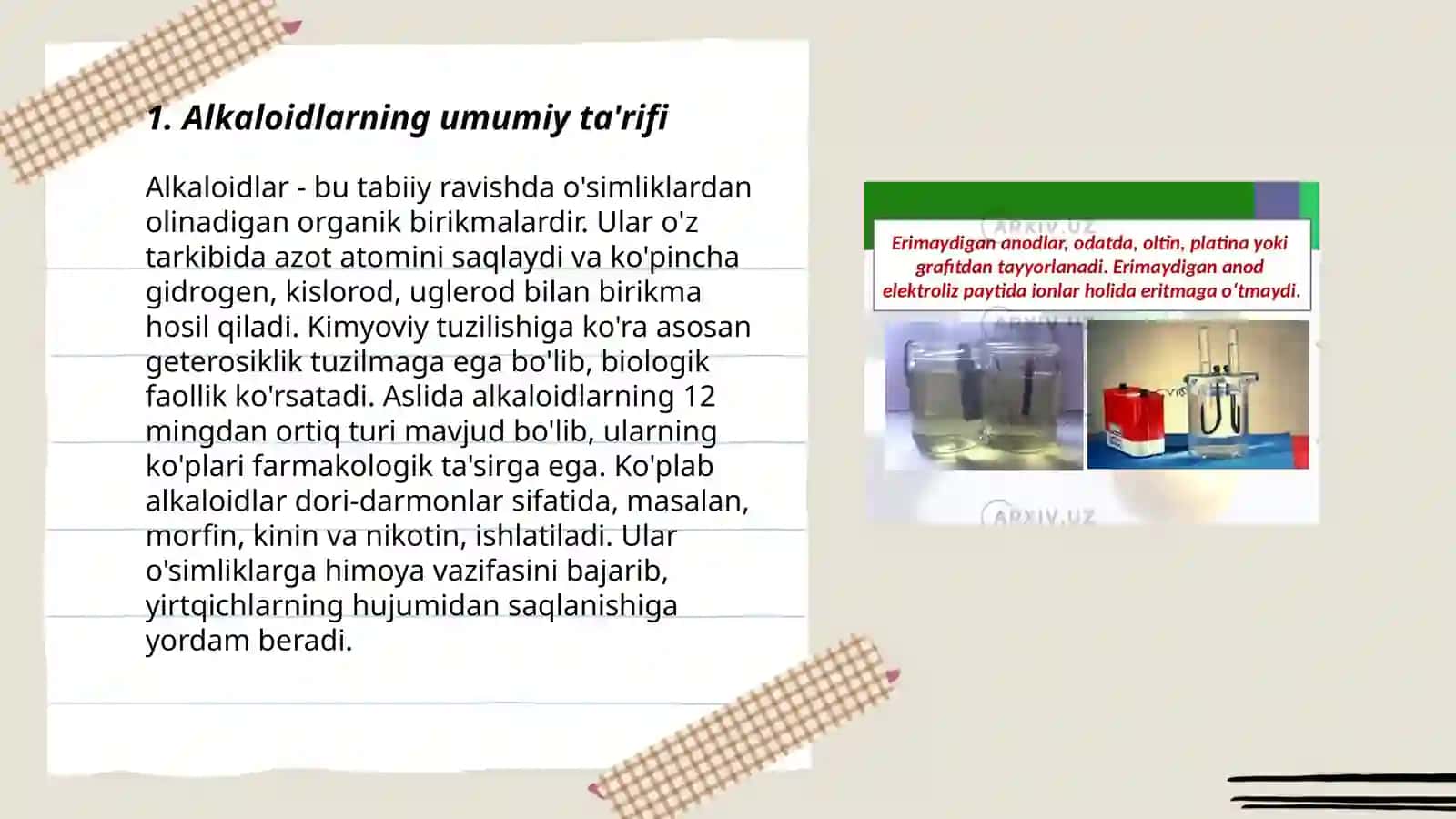 Alkoloidlar va ularni ahamiyati 3