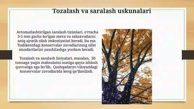 Konserva Zavodlaridagi Yordamchi Uskunalar 3