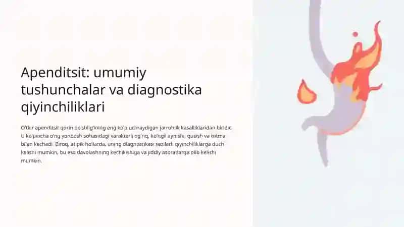 Oʻtkir apenditsit atipik kechishi 3