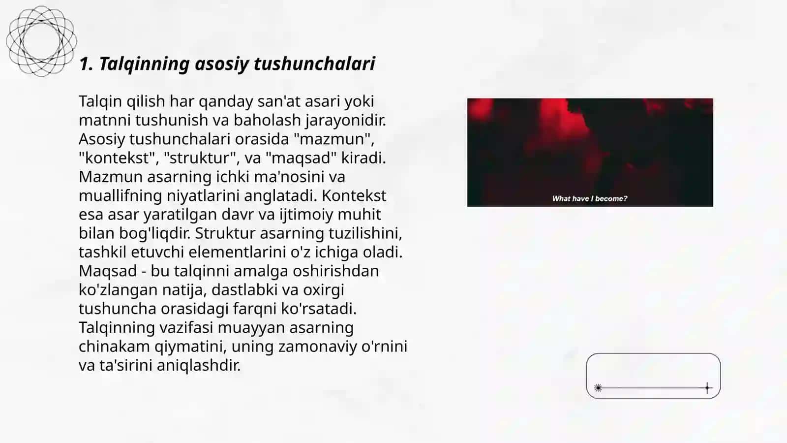 Taloqning funksiyasi 3