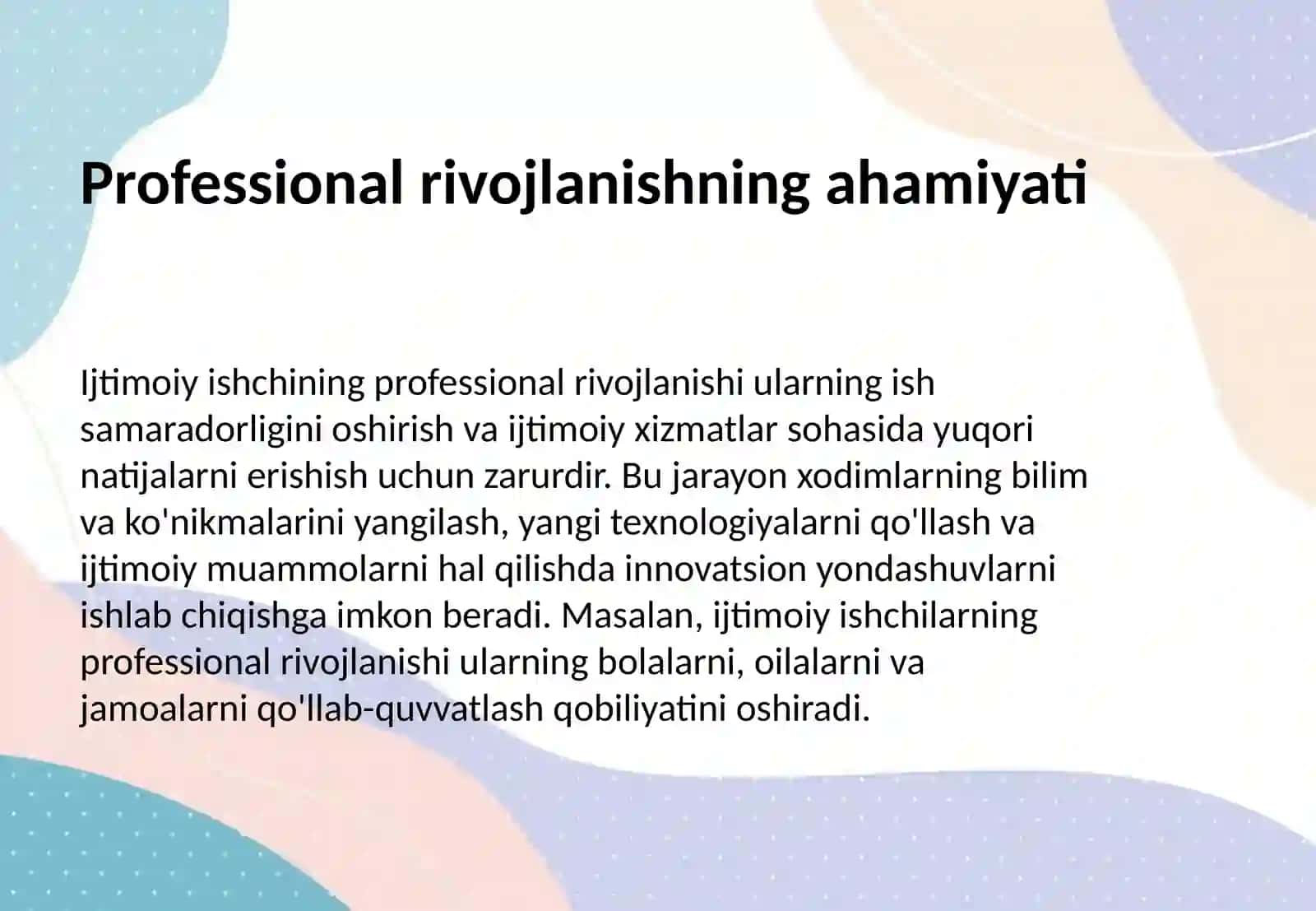 Ijtimoiy ishchining professionalgrammasi 3