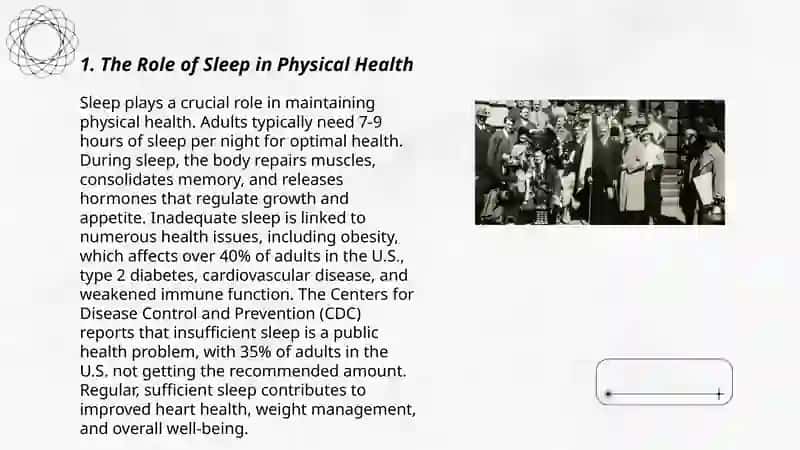 The Importance of Sleep 3