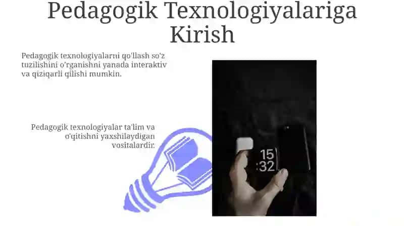 Pedagogik Texnologiyalarga Kirish 3
