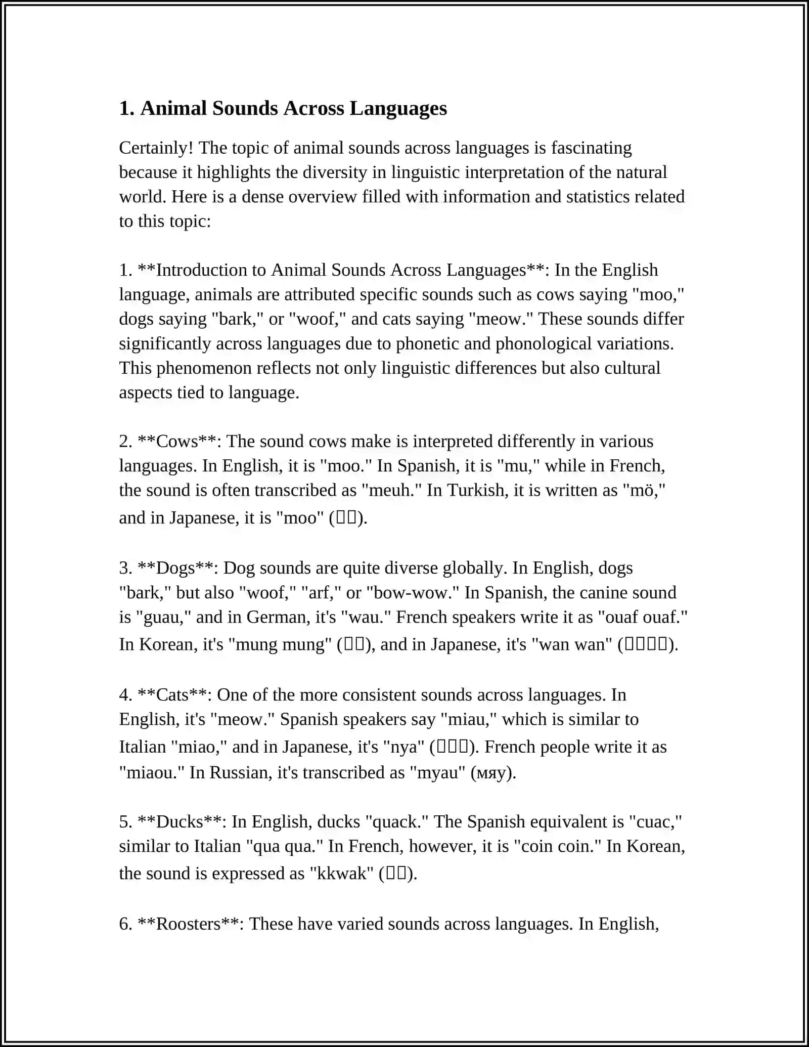 TRANSLATION OF ONOMATOPOEIES 3