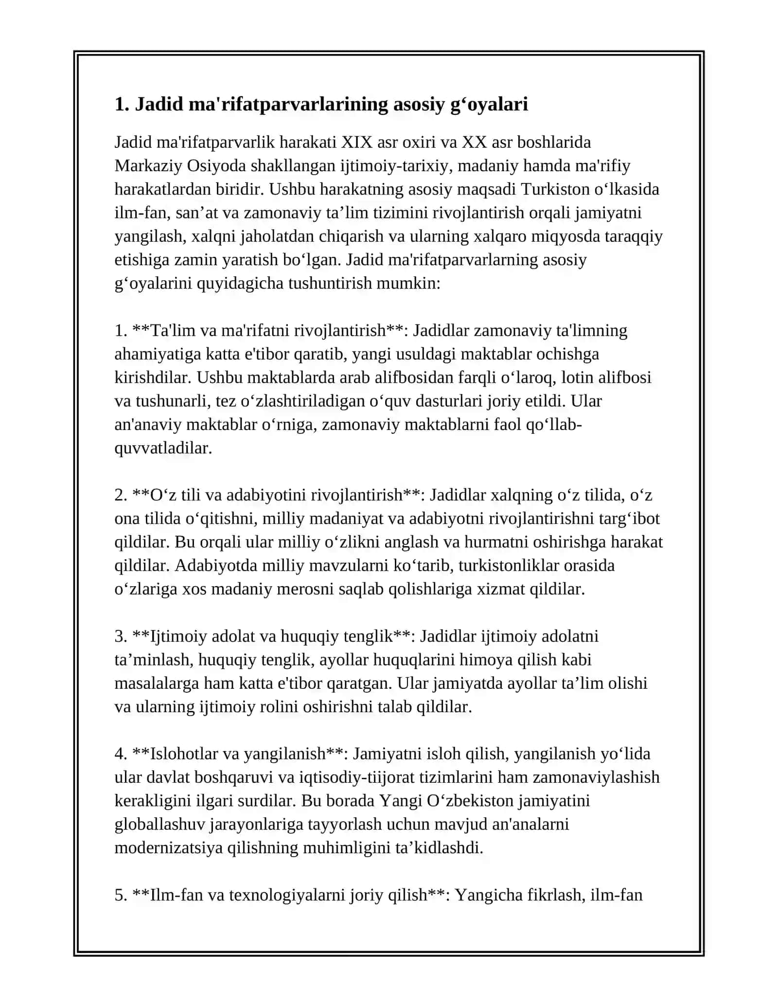 JADID MA'RIFATPARVARLARINING PEDAGOGIK QARASHLARI 3