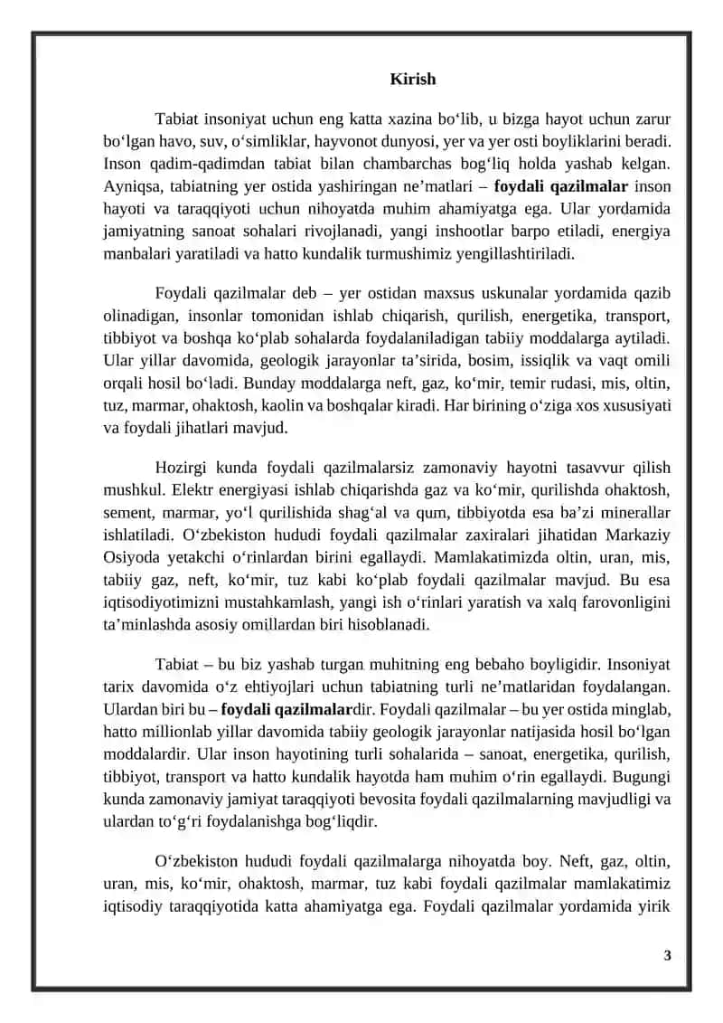 Foydali qazilmalar 3