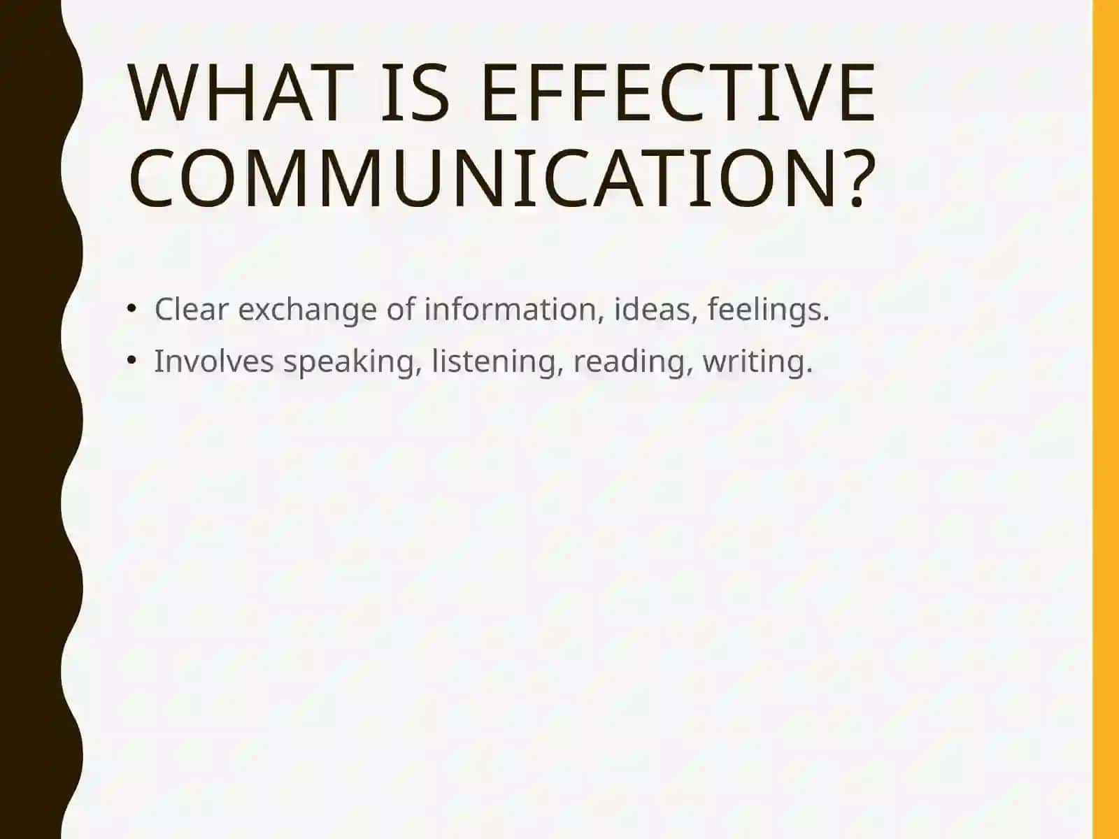 Effective Communication: Language & Linguistics 3
