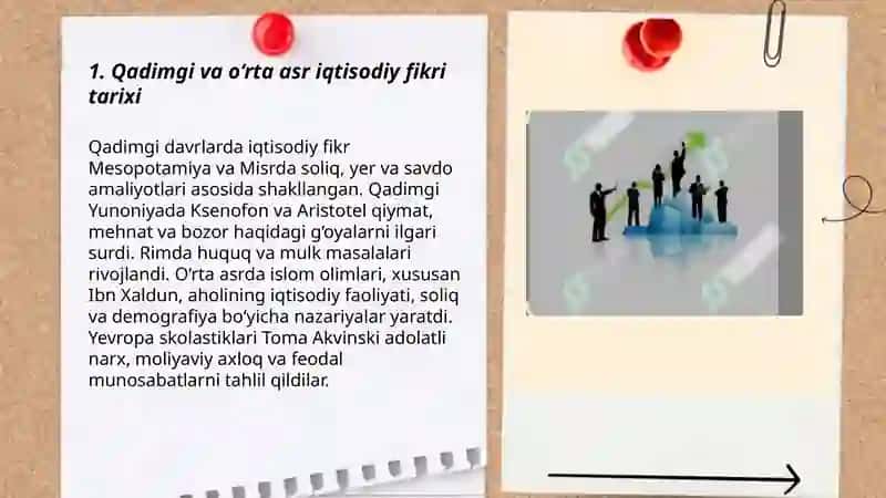 Qadimgi va o‘rta asr iqtisodiy fikri tarixi 3