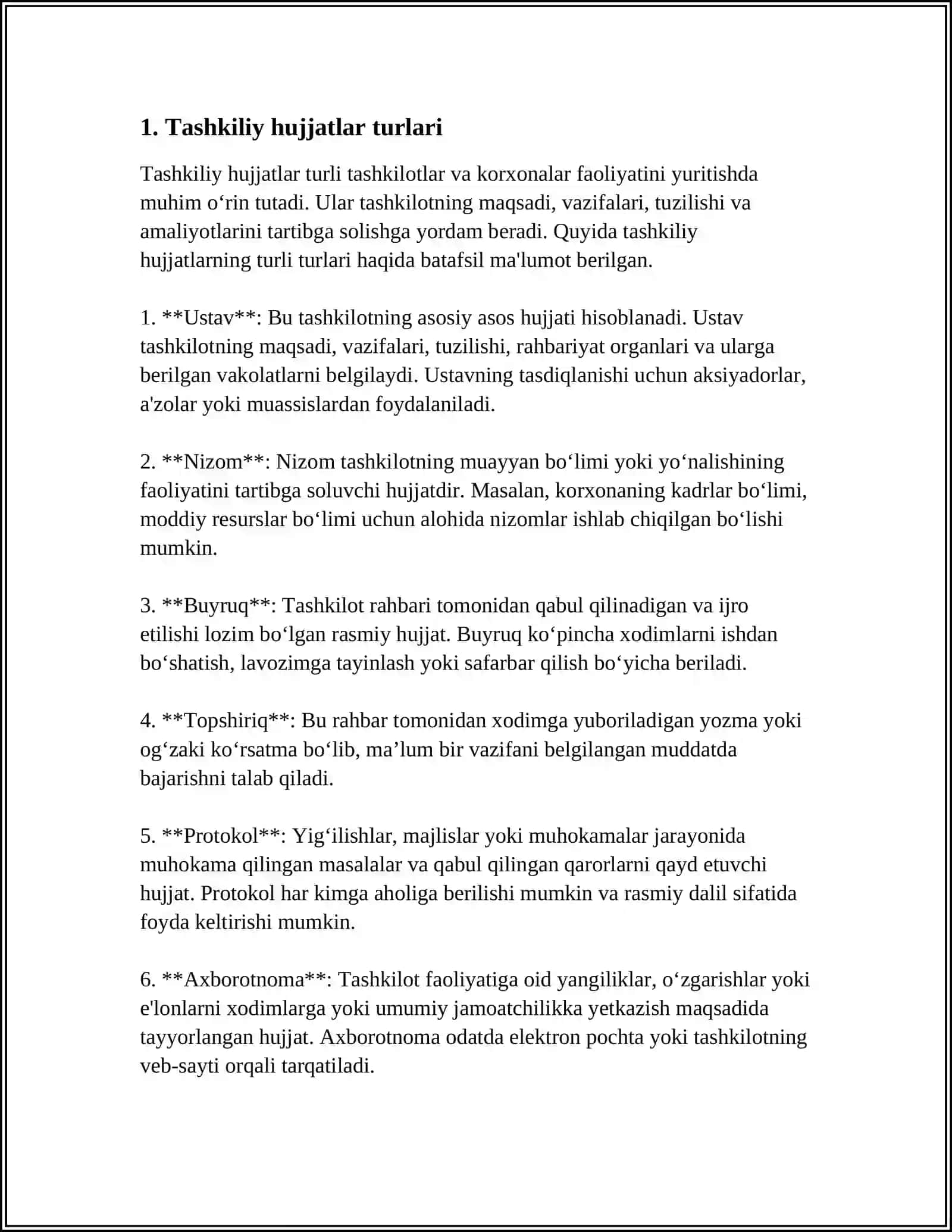 TASHKILIY HUJJATLAR 3