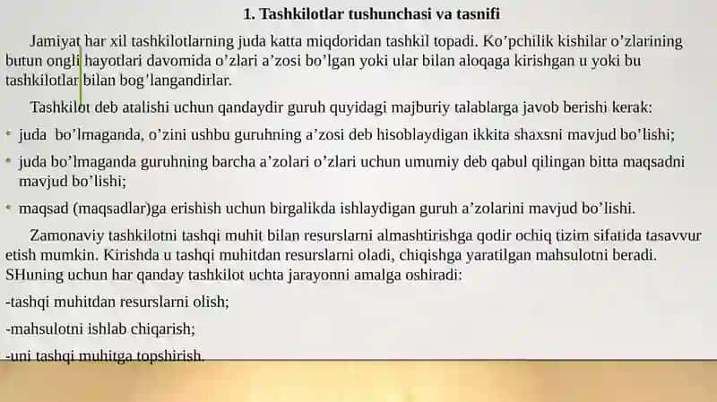 TASHKILOTLARVA ULARNI BOSHQARISH 3