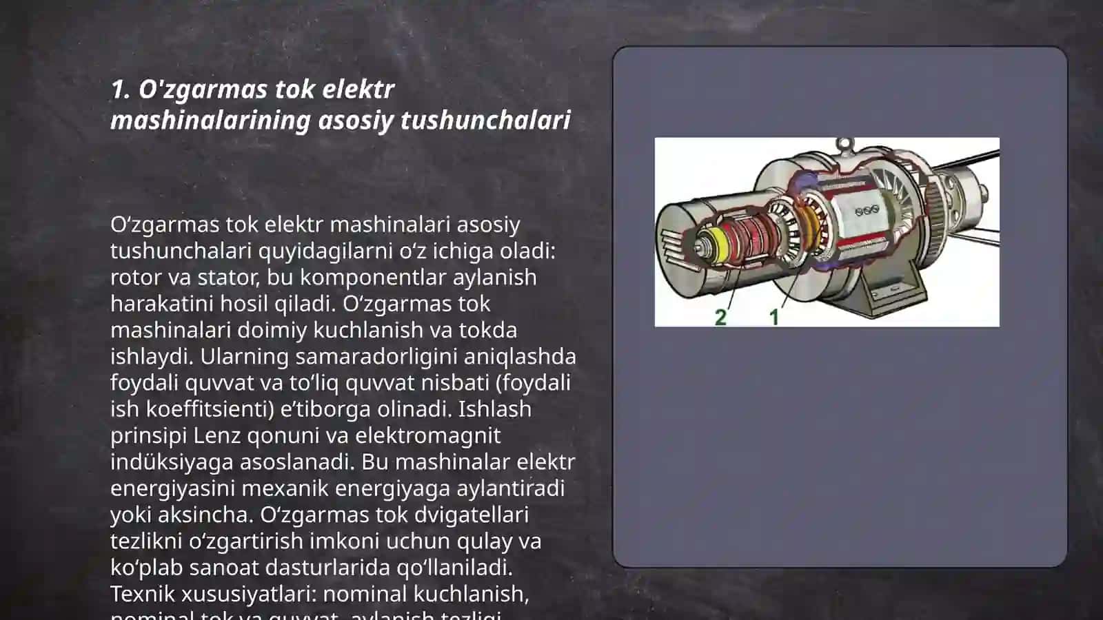 O'zgarmas tok elektr mashinalari 3