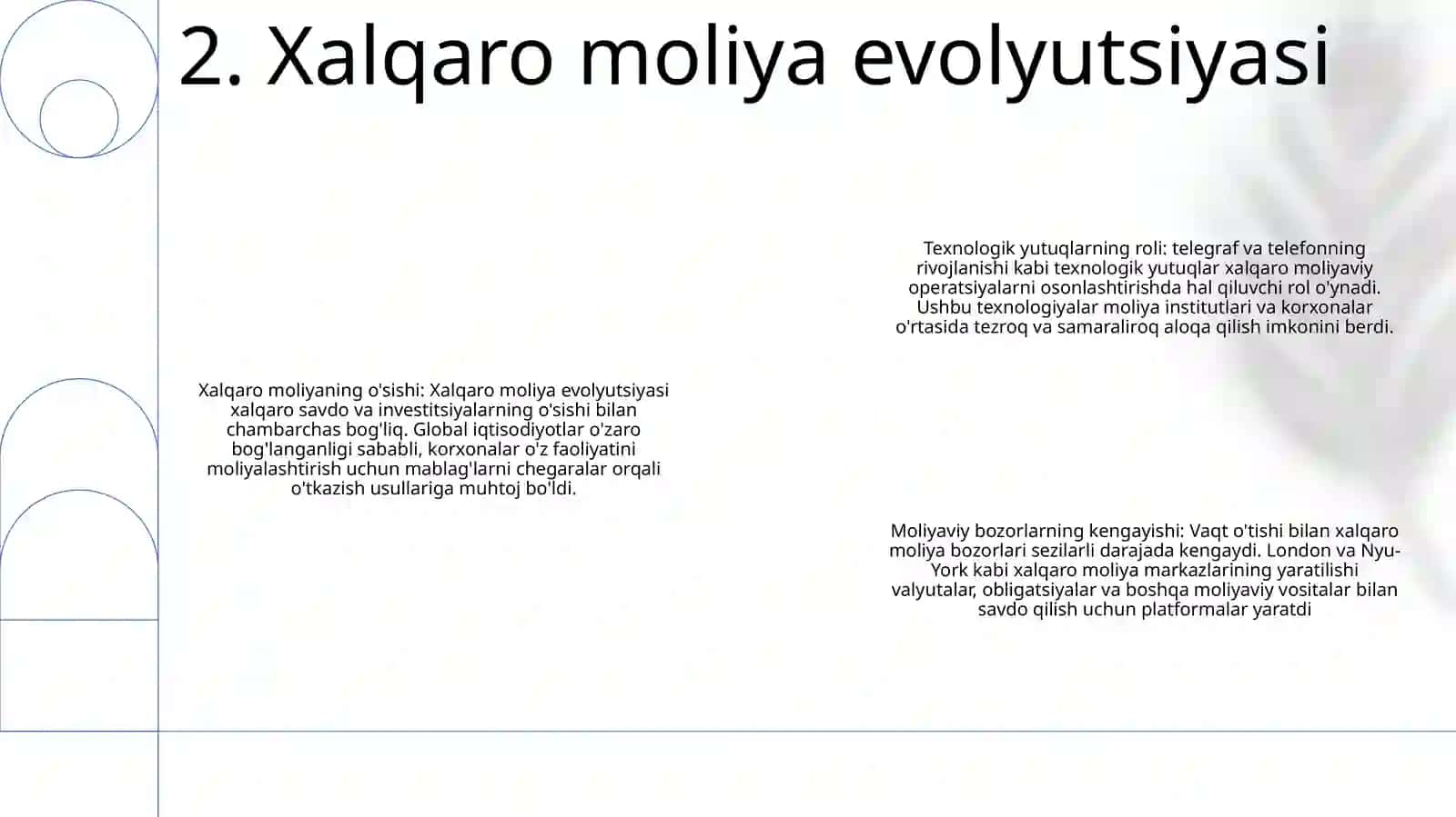 Xalqaro Moliya Va Jahon Taraqqiyotida Uning Roli 3