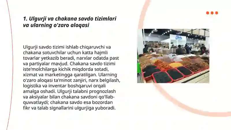 Ulgurji va chakana savdo 3