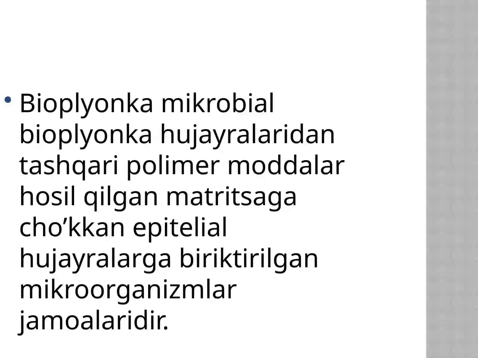 BAKTERIYALARNING BIOPLYONKASI 3