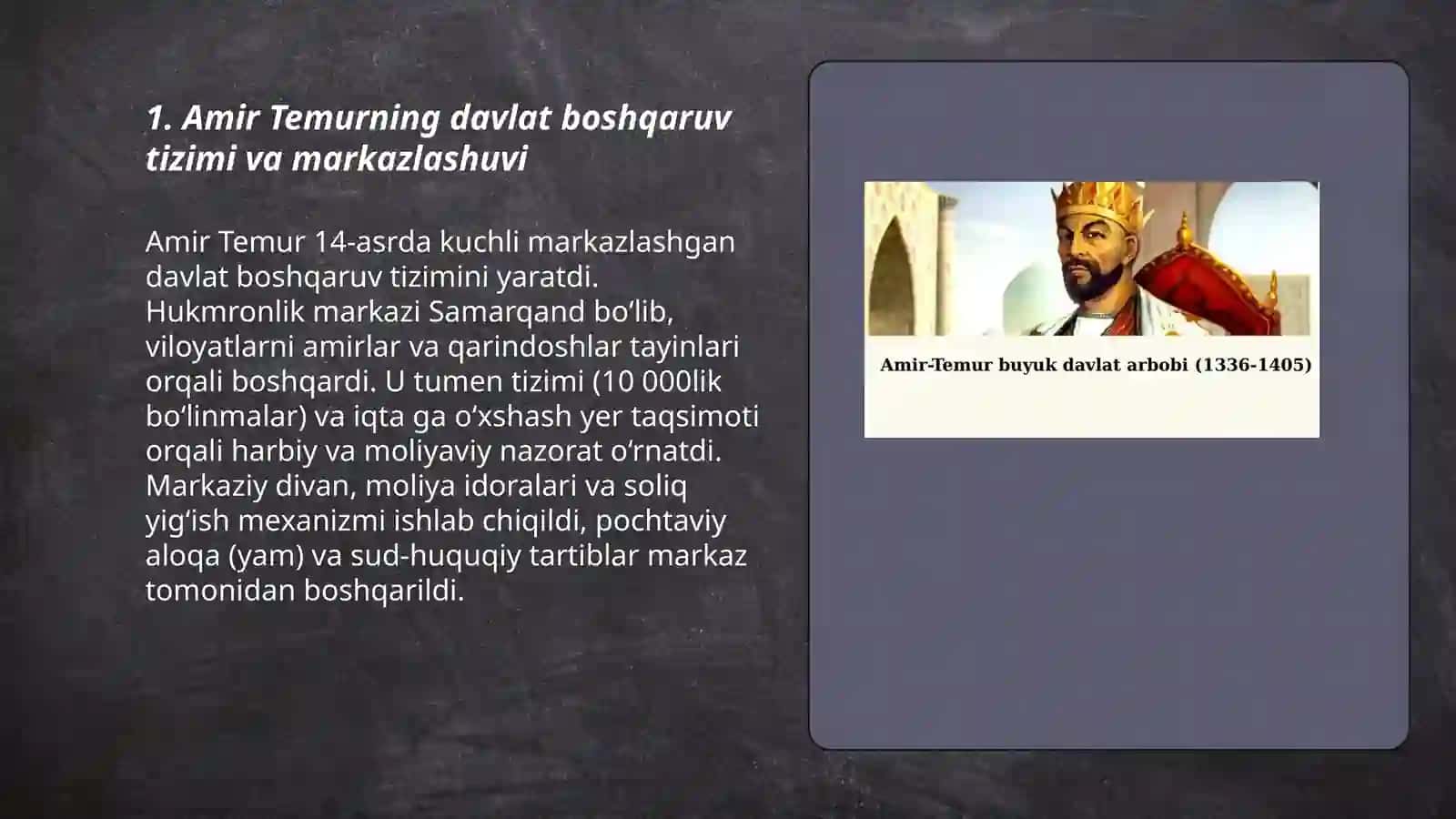 Amir Temur buyuk davlat arbobi 3