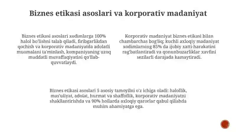 Biznes etikasi va madaniyati 3