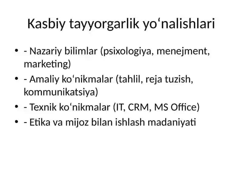 Konsultantning kasbiy tayyorgarligi 3