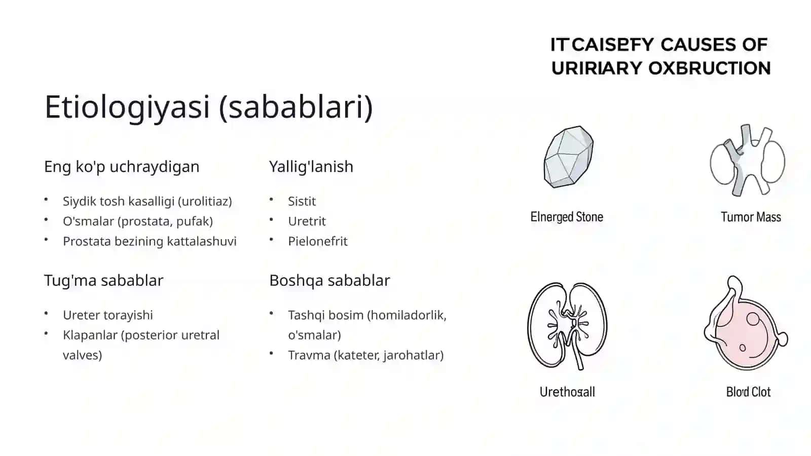 Siydik yo'llari obstruktsiyasi 3