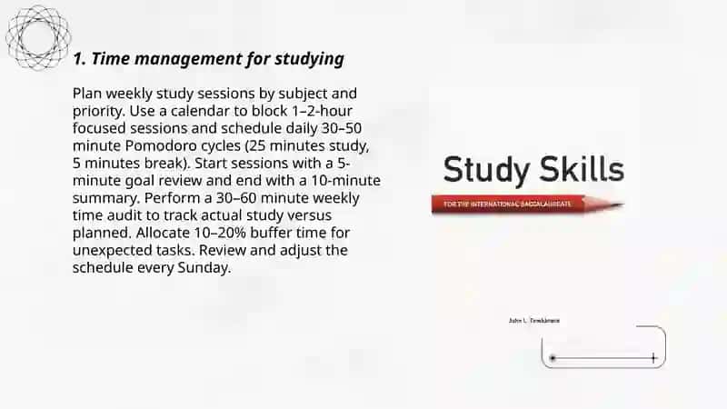Study skills 3