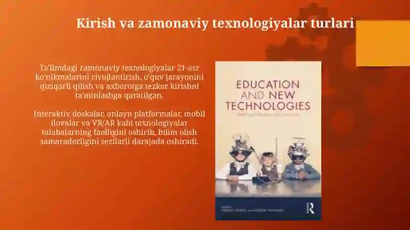 Ta’limda Zamonaviy Texnologiyalar 3