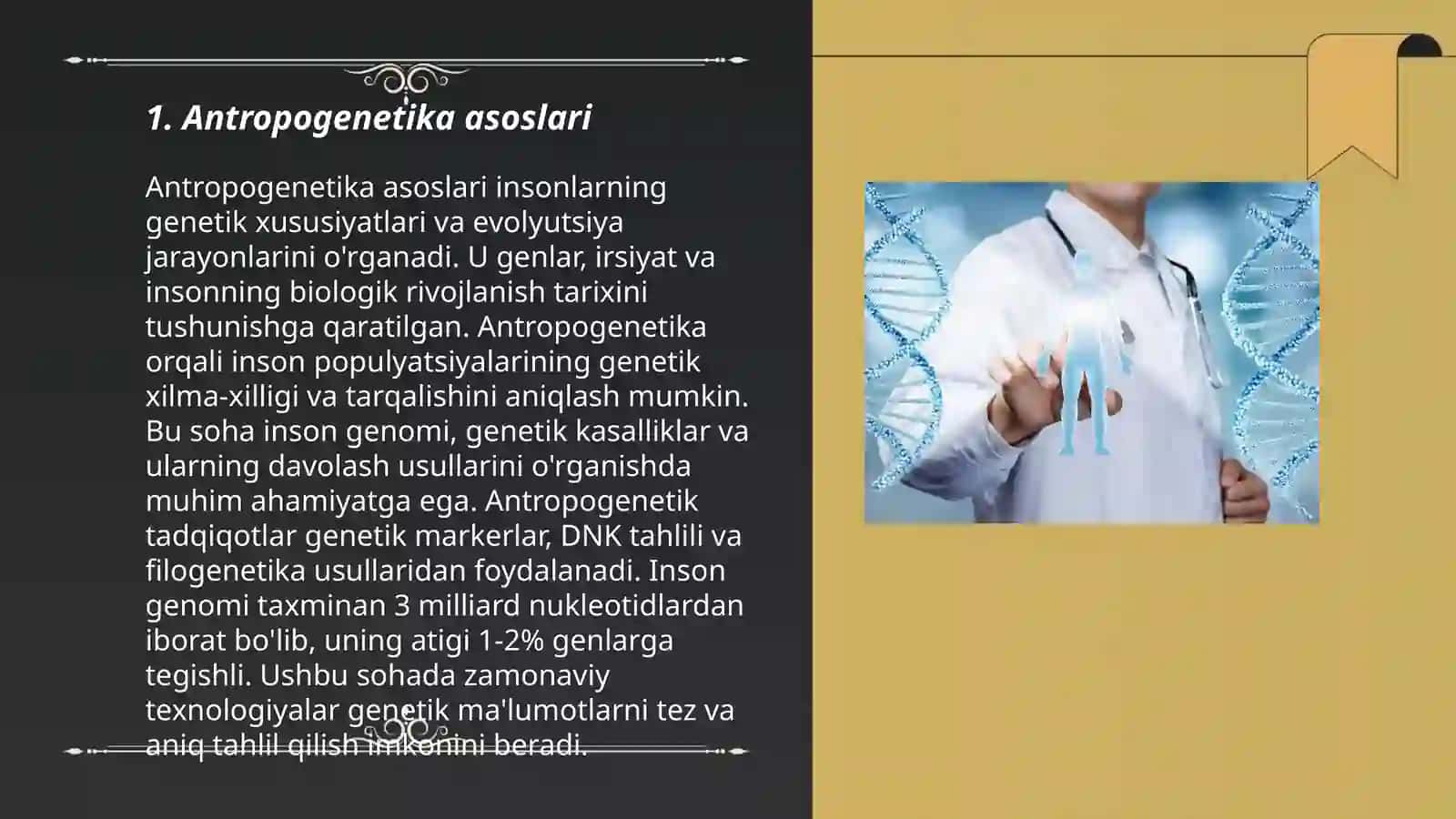 Antropogenetika usullari: shajara usuli 3
