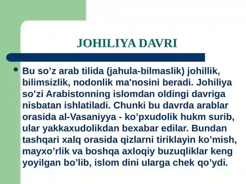 ISLOMDINI TARIXI VA FALSAFASI 3