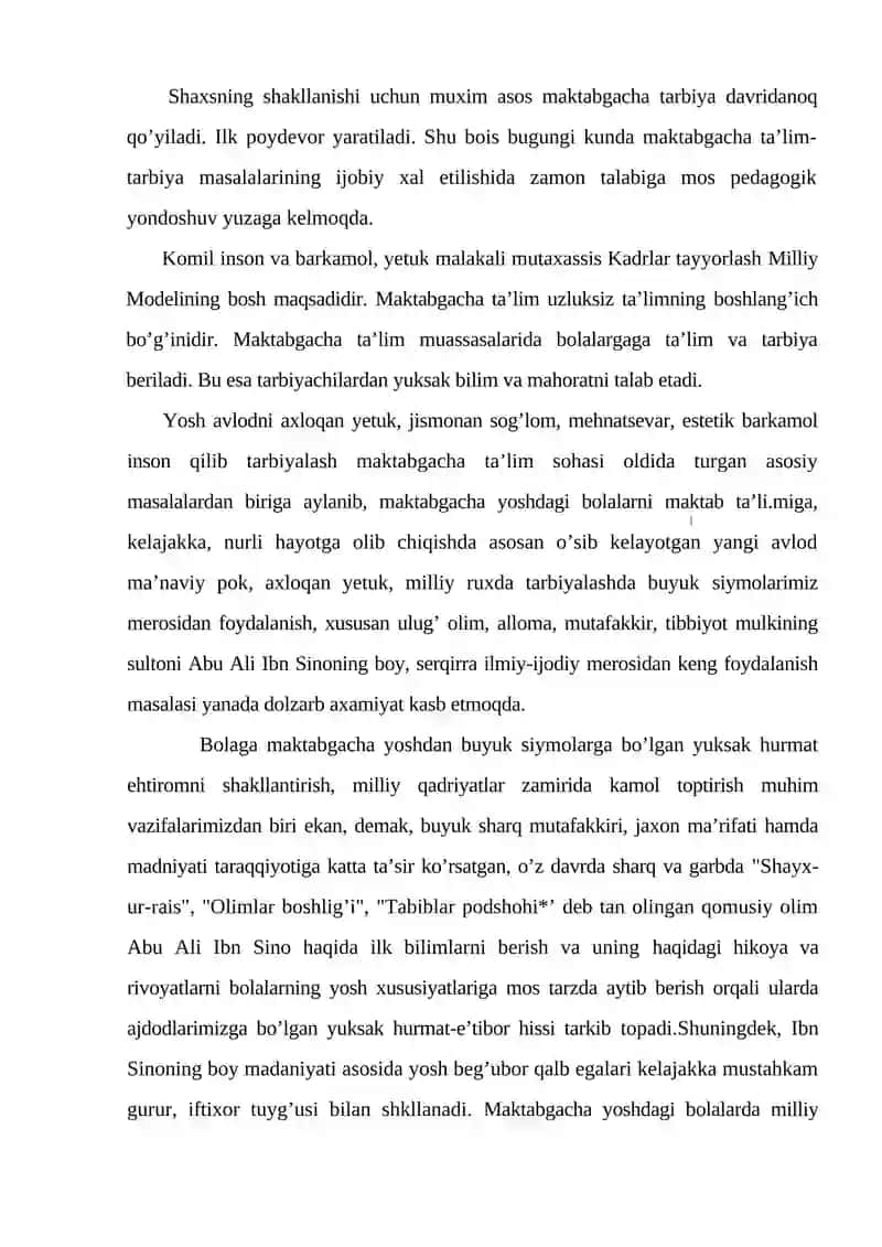 Sharq mutafakkirlarning maktabgacha yoshdagi bolalarni jismoniy tarbiyalashga oid qarashlari 3