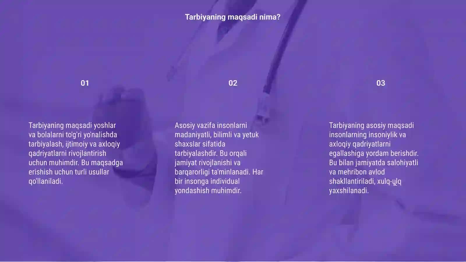 Tarbiyaning maqsad va vazifalari 3