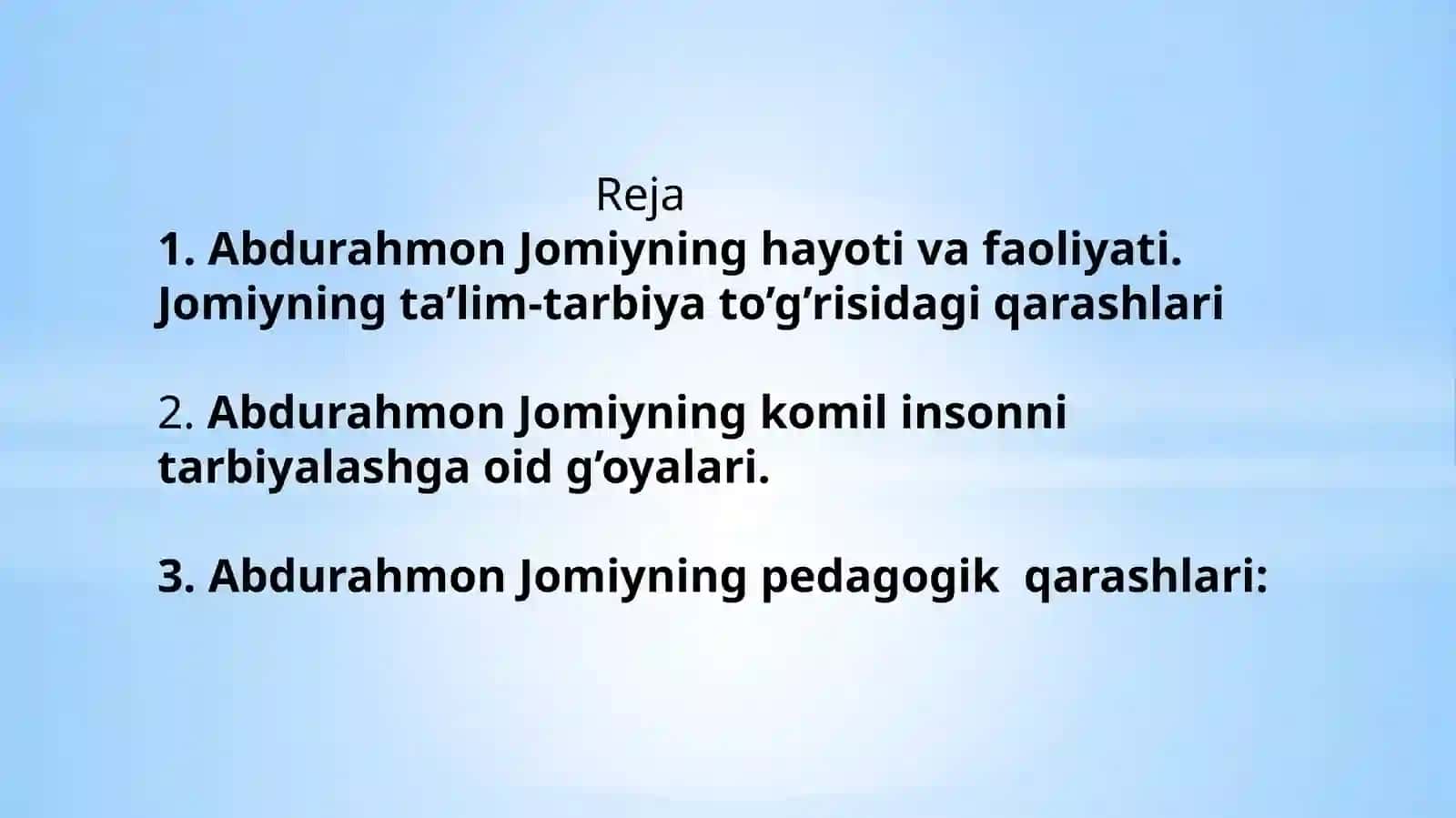Abdurahmon Jomiyning pedagogik qarashlari 3