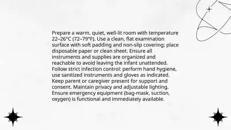 An examination of the infant 3
