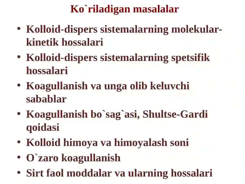 Kolloid Dispers Sistemalar 3
