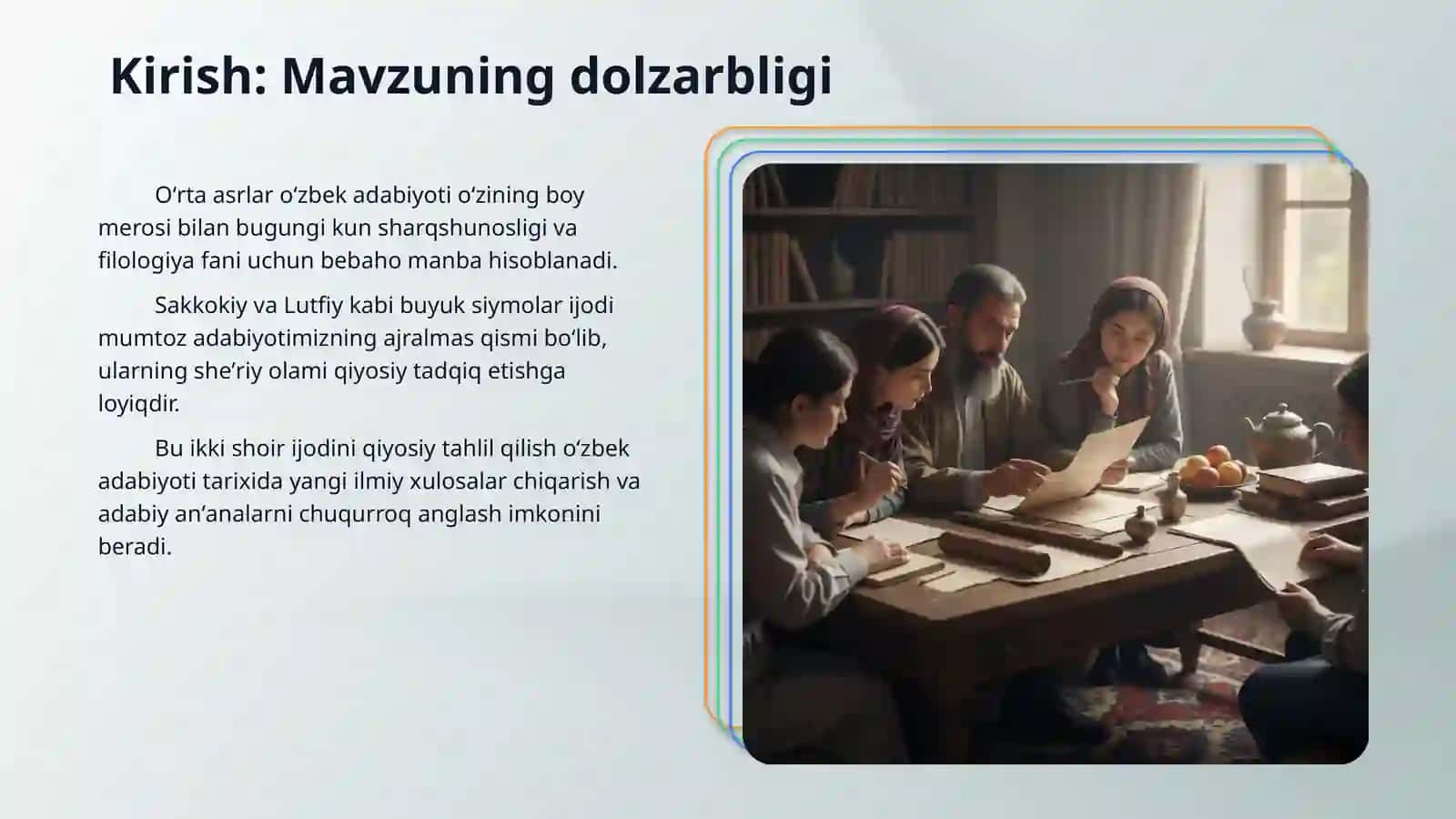 Sakkokiy va Lutfiy she’riyati 3