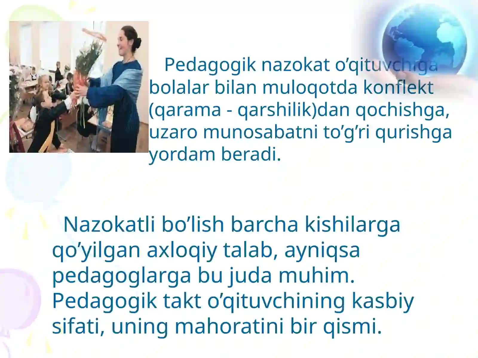 Nazokat va taktika muammolari 3