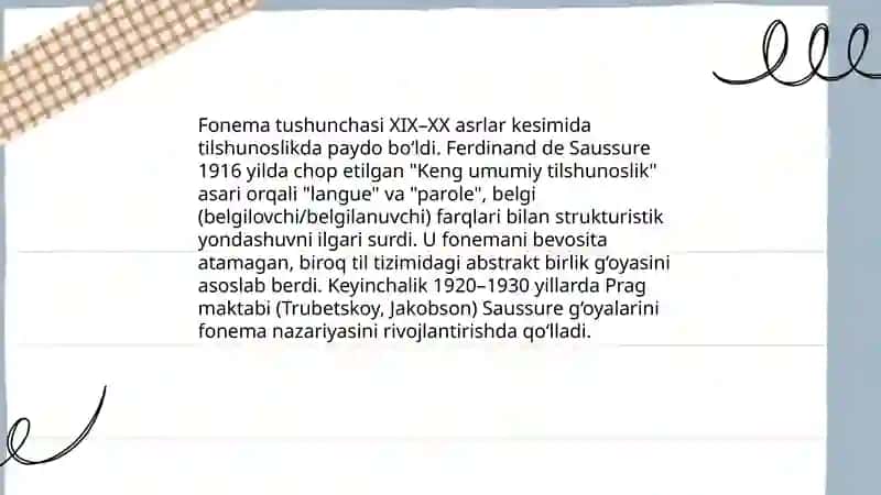 Fonema nazariyasi tarixidan 3