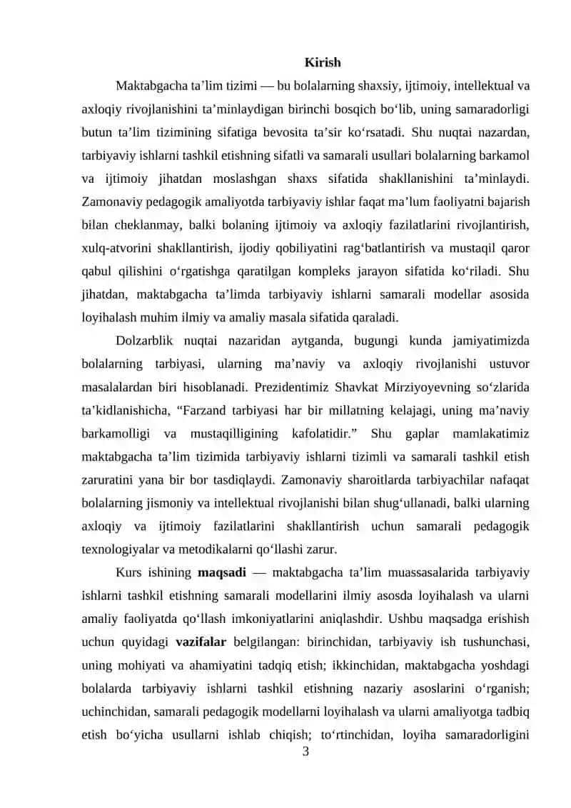 Maktabgacha ta’limda tarbiyaviy ishlarni tashkil etishning samarali modellarini loyihalash 3