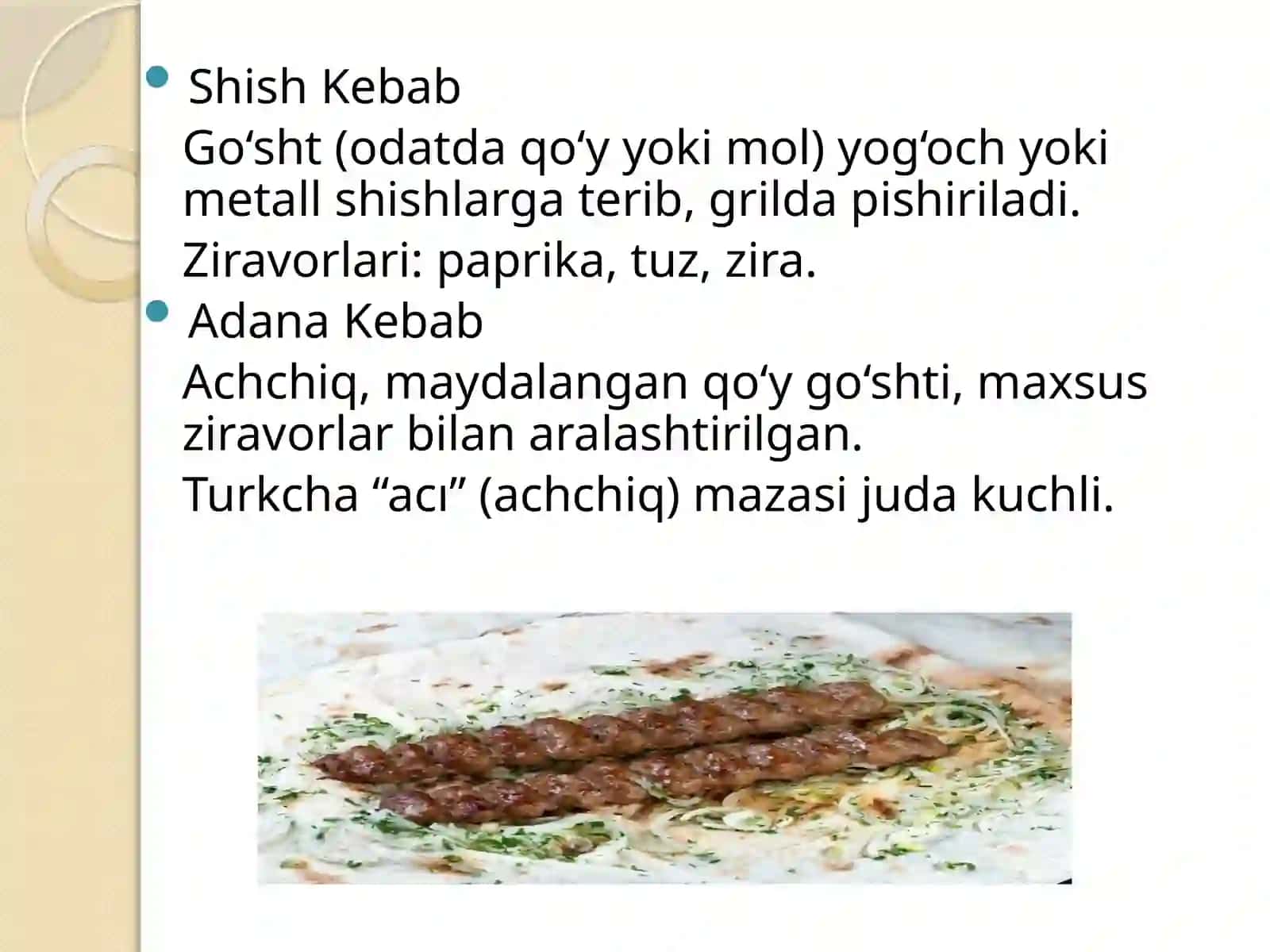 TURKIYANING MILLIY TAOMLARI — TO‘LIQ MA’LUMOT 3