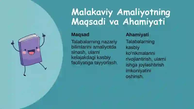 Malakaviy Amaliyotni Tashkil Etish Bosqichlari 3