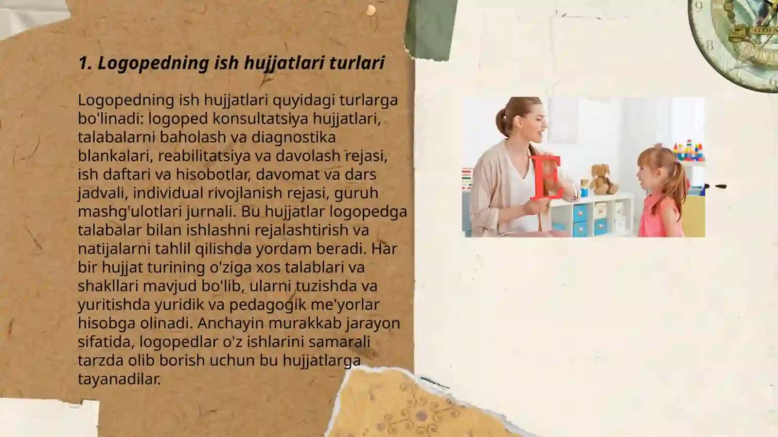 Logopedning ish hujjatlari turlari 3