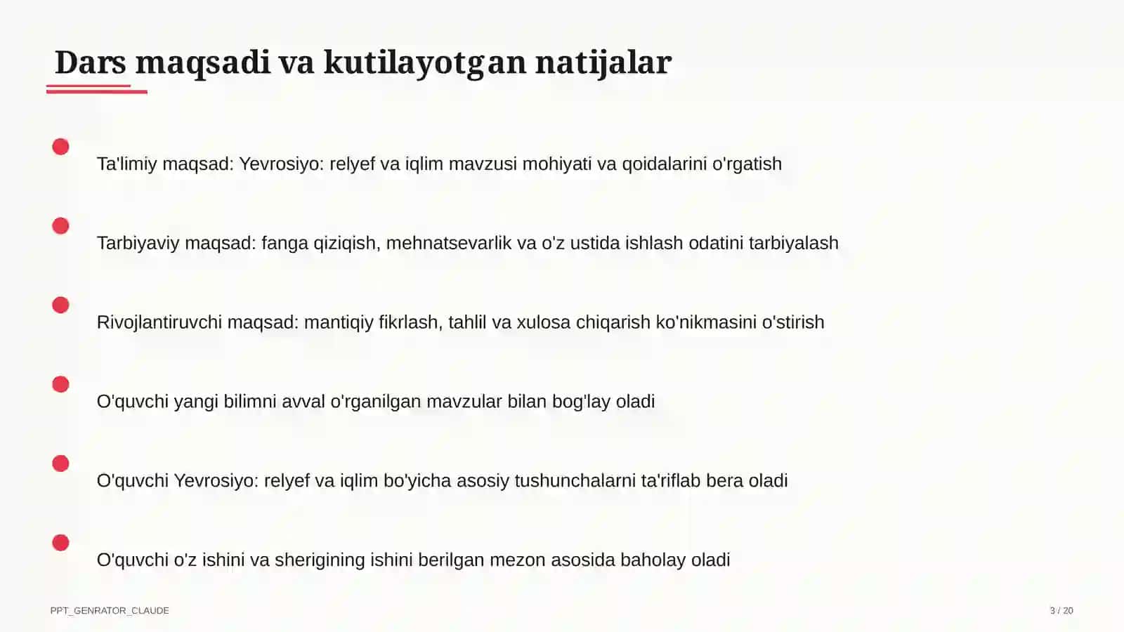 Yevrosiyo: relyef va iqlim (7-sinf) 3