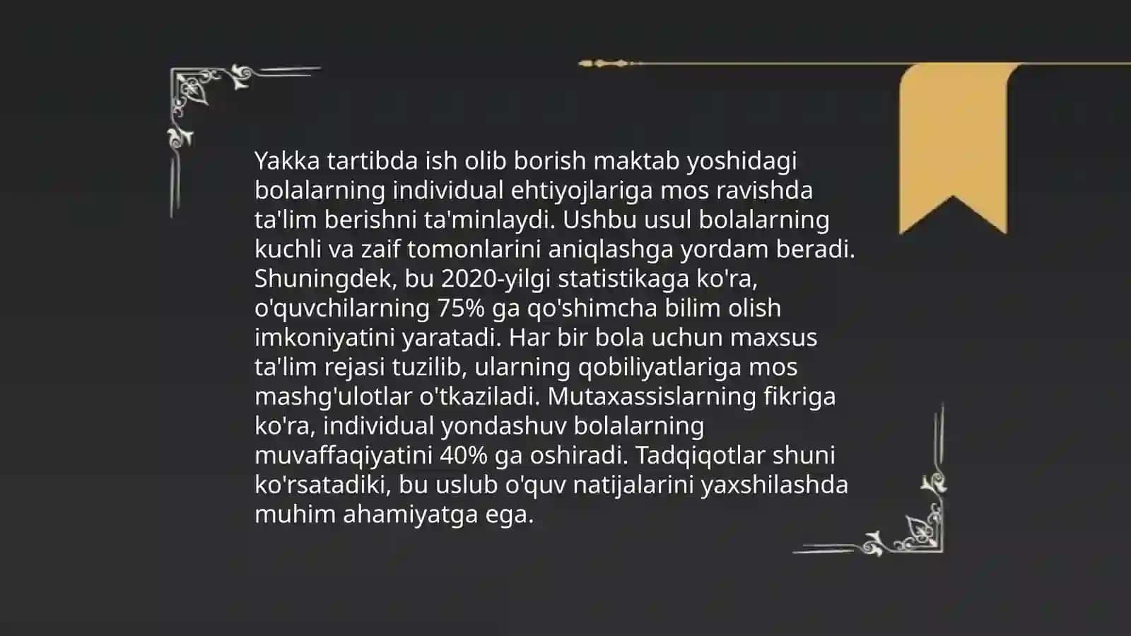 Bolalar bilan yakka tartibda ish olib borish 3