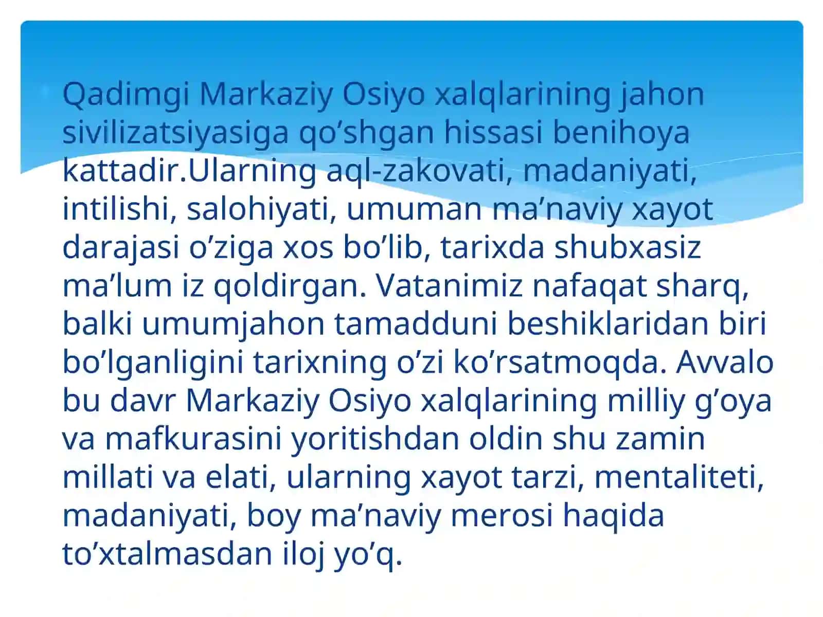 Milliy qahramonlar Tomaris, Spitamen, Shiroq 3