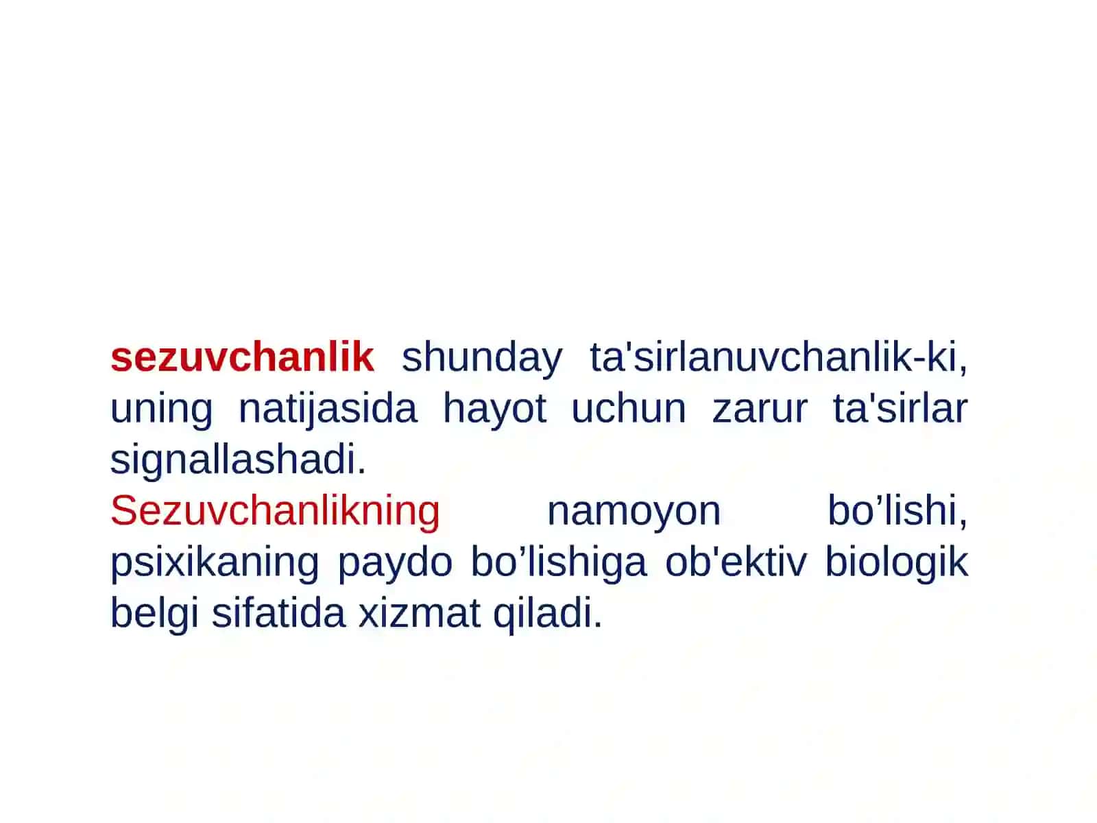Psixika va ongning taraqqiyoti 3