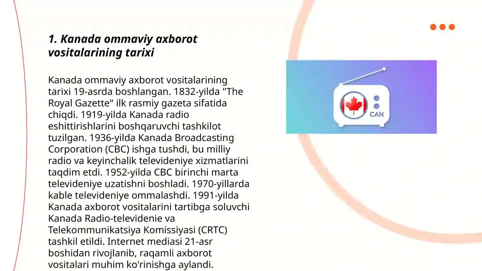Kanada ommaviy axborot vositalari 3