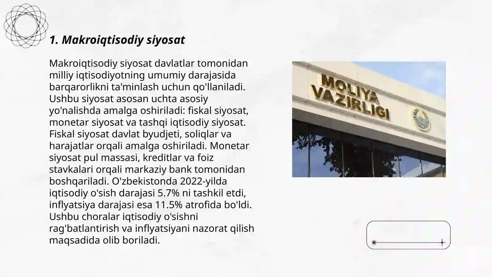 Davlatning makroiqtisodiy muvozanati 3